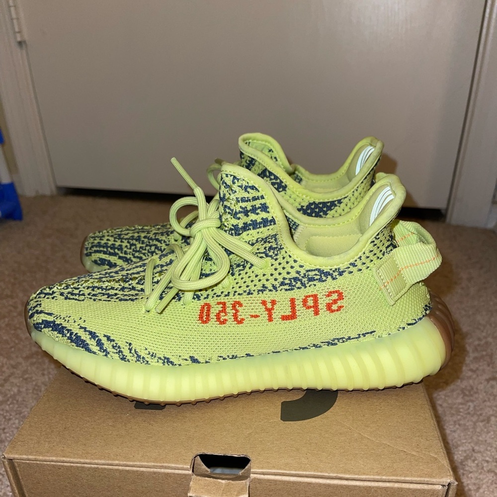 FROZEN YELLOW YEEZY 350